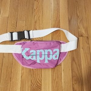 Kappa Purple Fanny Pack with White Strap